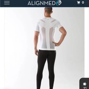 ALIGNMED POSTURE SHIRT FOR MEN - ZIPPER SIZE L